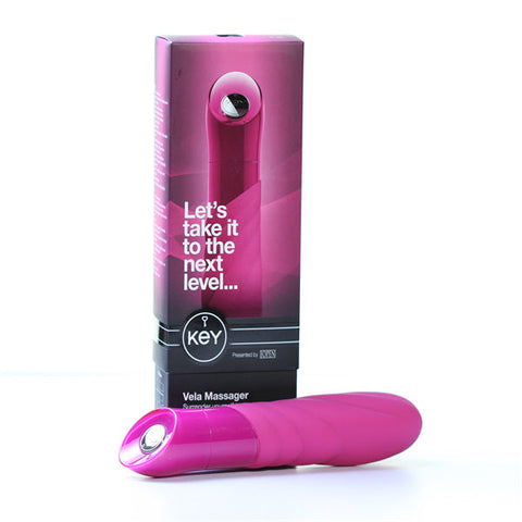 Key by Jopen Vela Massager - Raspberry Pink Key by Jopen Vela Massager - Raspberry Pink