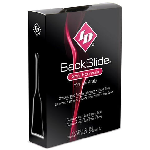 ID Backslide Anal Insert Tube 8 ml - (Box of 4) by ID Lubricant - Image 3