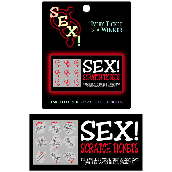 SEX! Scratch Tickets by Kheper