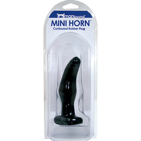 Manbound Mini Horn Rubber Plug by Sportsheets