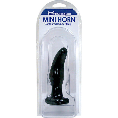 Manbound Mini Horn Rubber Plug by Sportsheets