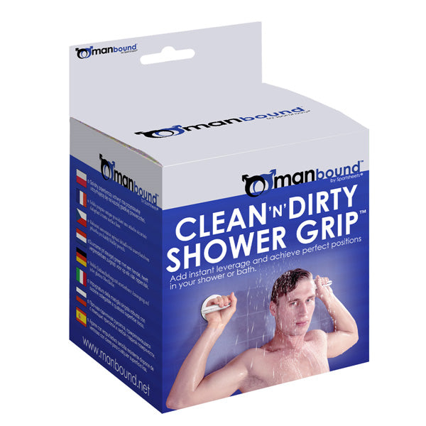 Manbound Clean and Dirty Shower Grip by Sportsheets