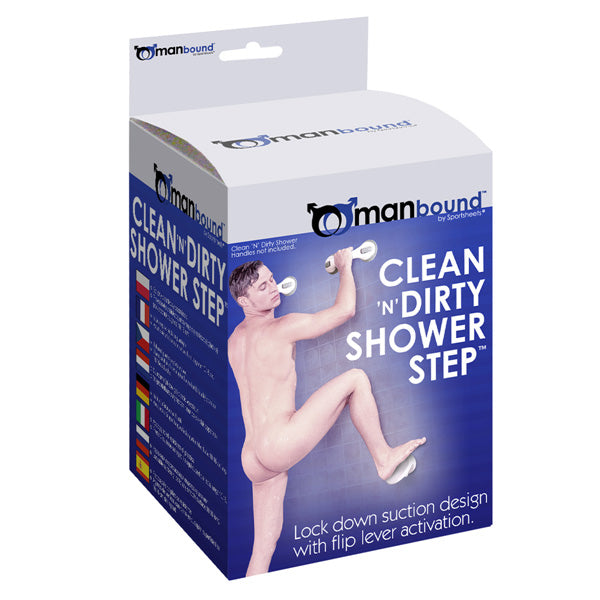 Manbound Clean and Dirty Shower Step by Sportsheets