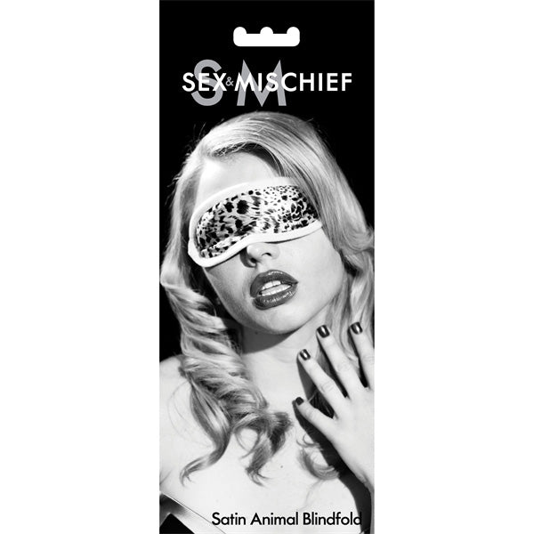S&M Satin Blindfold - Animal by Sex & Mischief