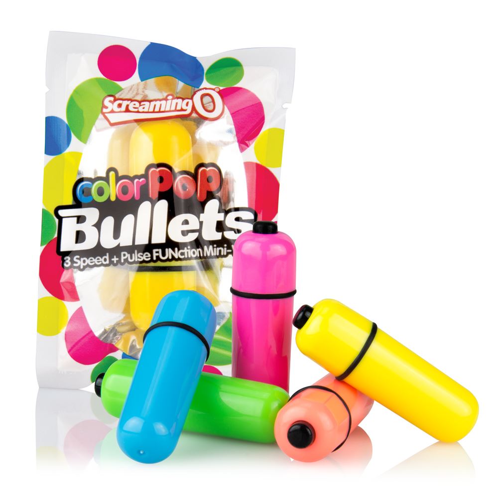 Screaming O Colour Pop Bullet in Candy Bowl Dispenser (40) - Image 2