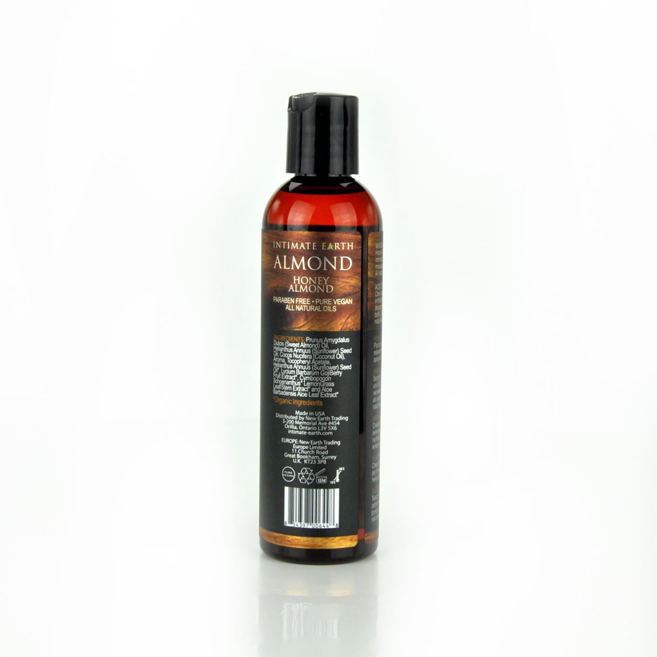 Intimate Earth Almond Aromatherapy Massage Oil - Honey Almond 120ml - Image 2