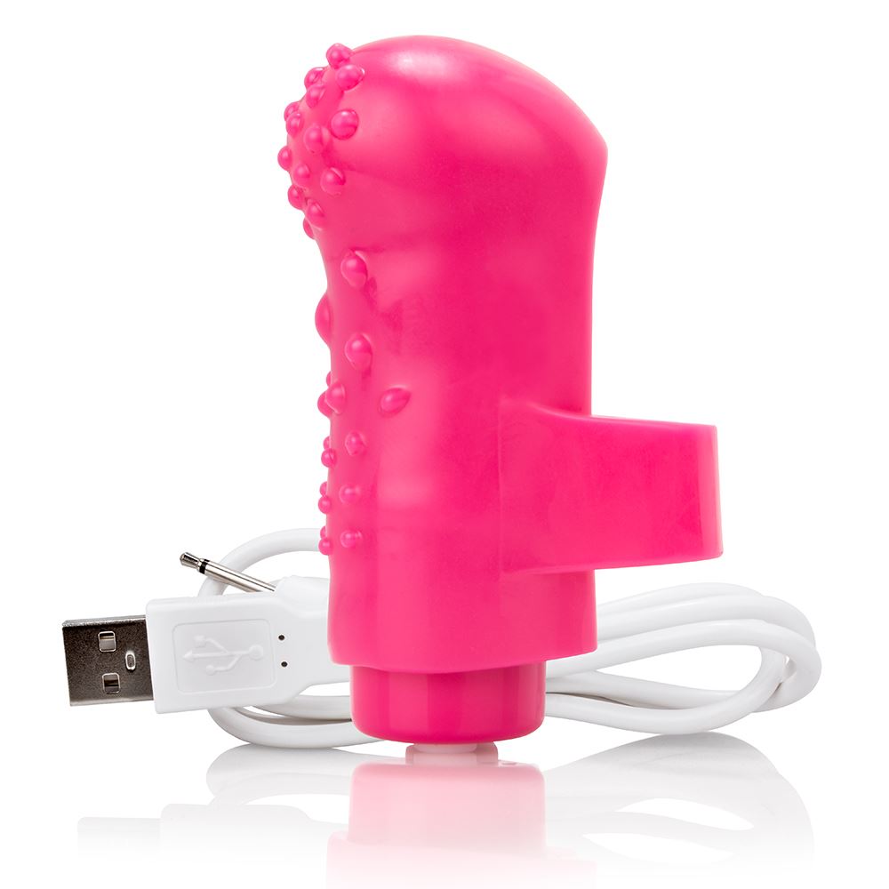Screaming O Charged FingO Mini Vibe - Pink - Image 2