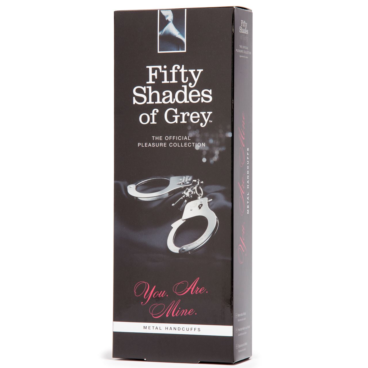 Fifty Shades of Grey You Are Mine Metal Handcuffs - Image 3