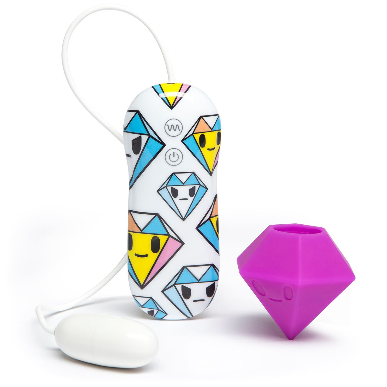 Tokidoki 10 Function Silicone Clitoral Vibrator Solitaire Purple Dimond by OTHER - Image 2