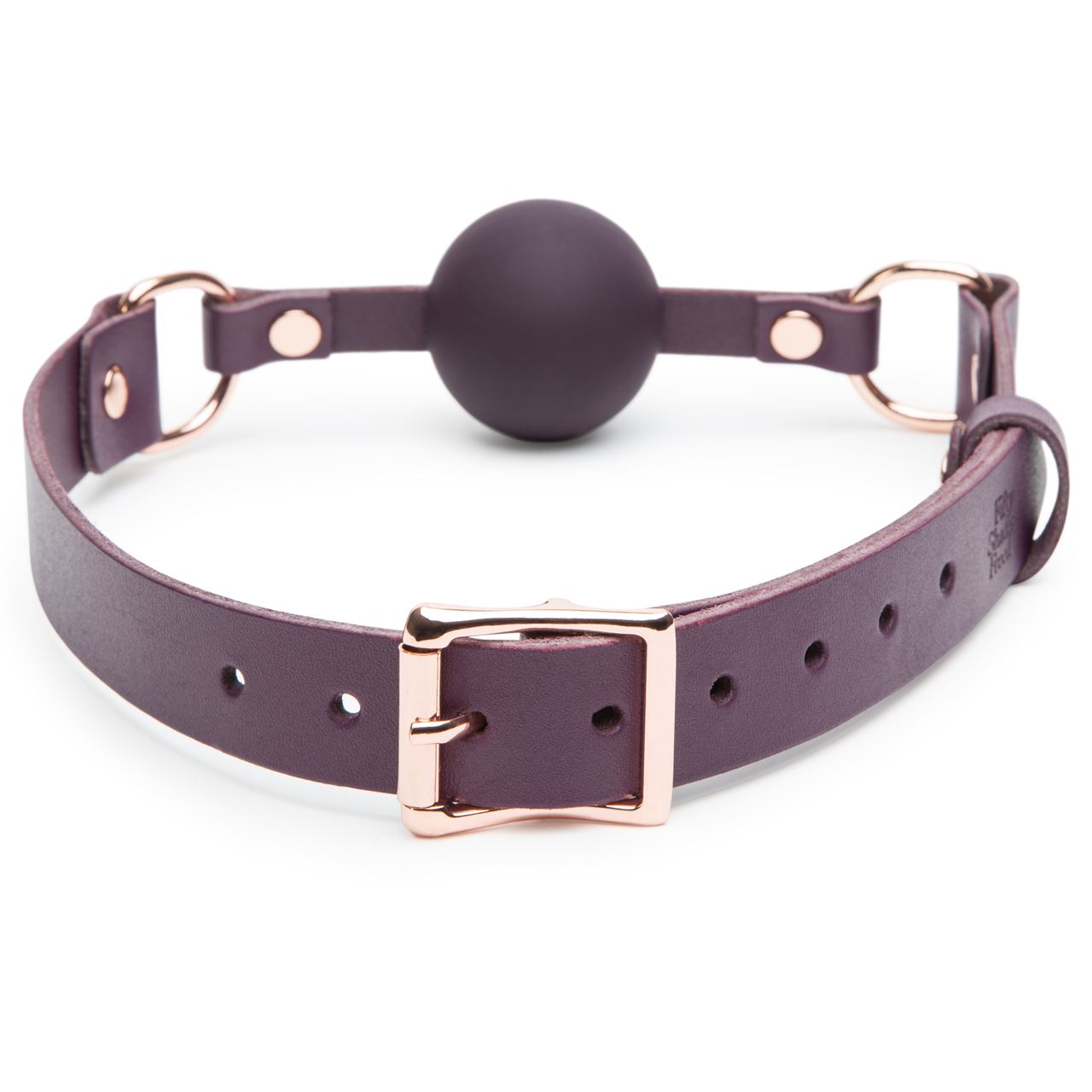 Fifty Shades Freed Cherished Collection Leather Ball Gag by Fifty Shades of Grey - Image 2