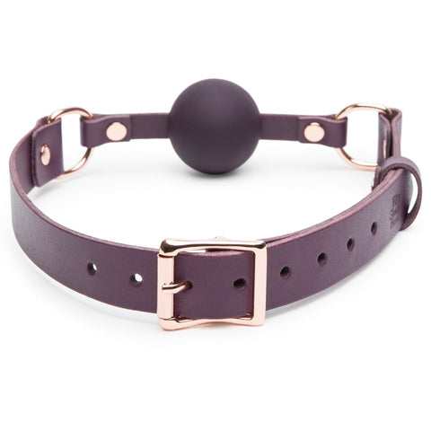 Fifty Shades Freed Cherished Collection Leather Ball Gag by Fifty Shades of Grey - Image 2