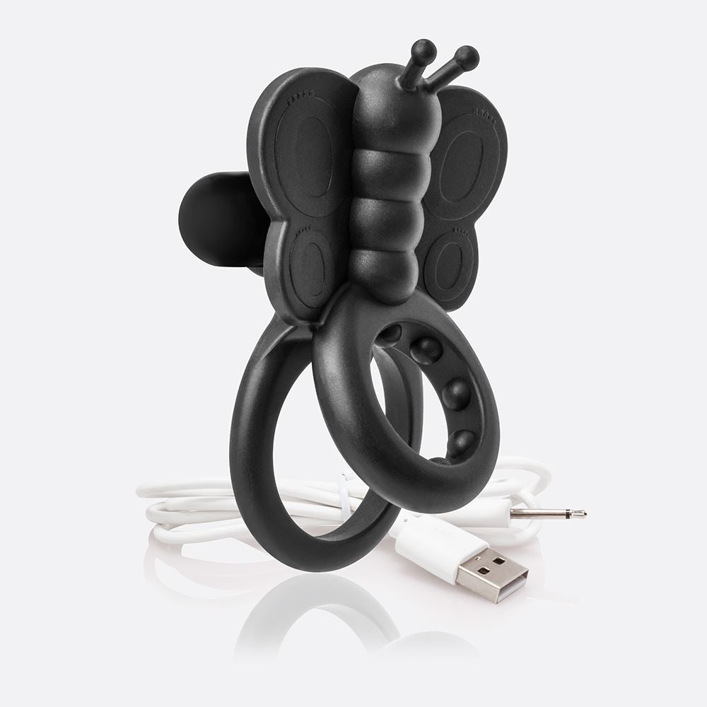 Screaming O Charged Monarch Wearable Butterfly Vibe - Black - Image 2