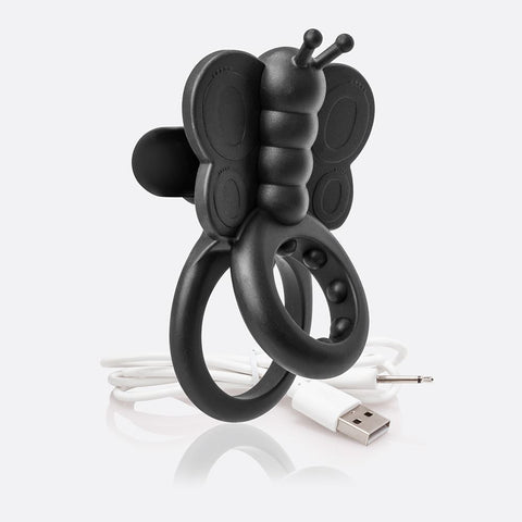 Screaming O Charged Monarch Wearable Butterfly Vibe - Black - Image 2