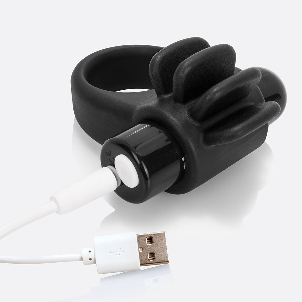 Screaming O Charged Skooch Rechargeable Vibrating Ring - Black - Image 2