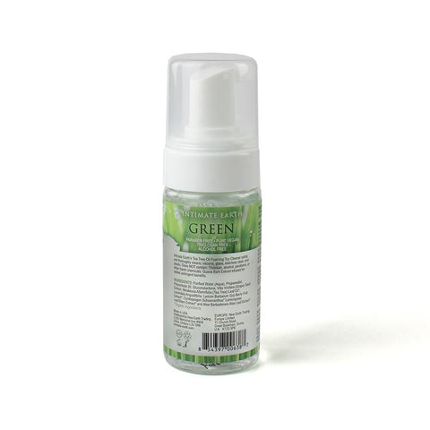 Intimate Earth Green Tea Tree Oil Foaming Toy Cleaner 3.4oz - Image 3