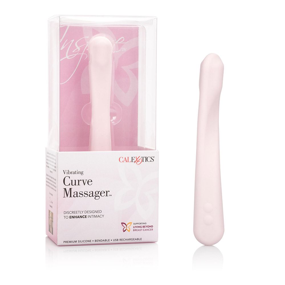 Inspire Vibrating Curve Massager - Pink by California Exotics