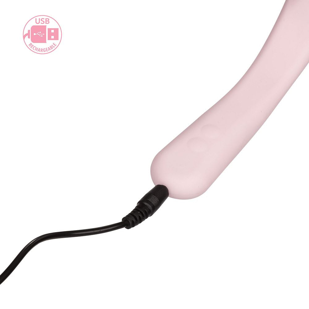 Inspire Vibrating Curve Massager - Pink by California Exotics - Image 3