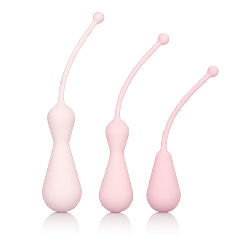 Inspire Weighted Silicone Kegel Training Kit - Pink by California Exotics - Image 2