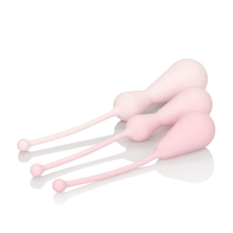 Inspire Weighted Silicone Kegel Training Kit - Pink by California Exotics - Image 3
