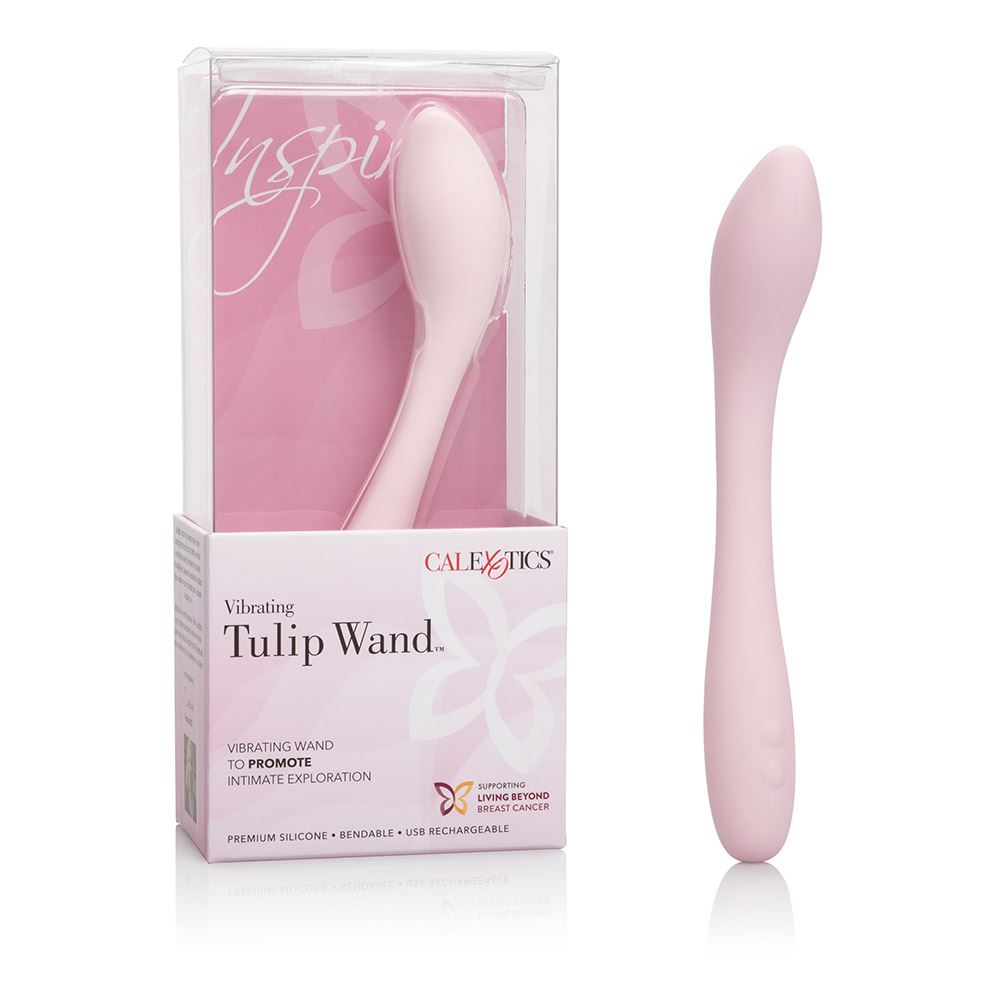 Inspire Vibrating Tulip Wand - Pink by California Exotics