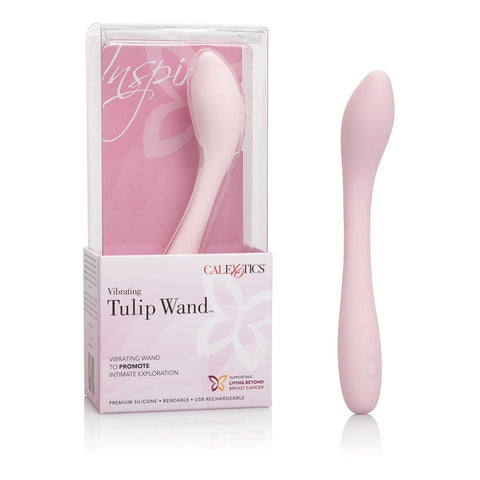 Inspire Vibrating Tulip Wand - Pink by California Exotics