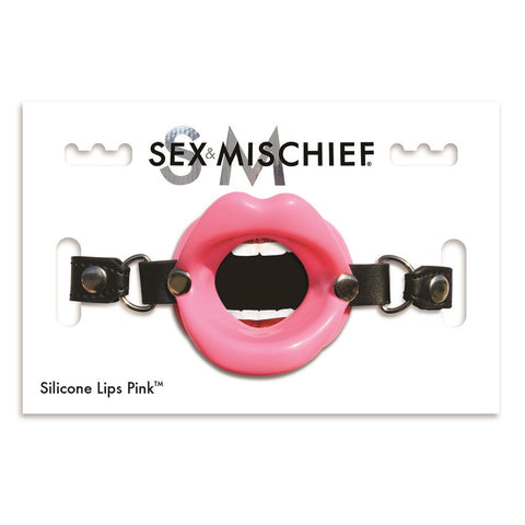 S&M Silicone Lips Pink by Sex & Mischief