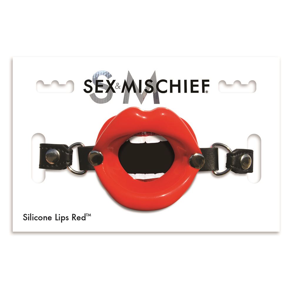 S&M Silicone Lips Red by Sex & Mischief
