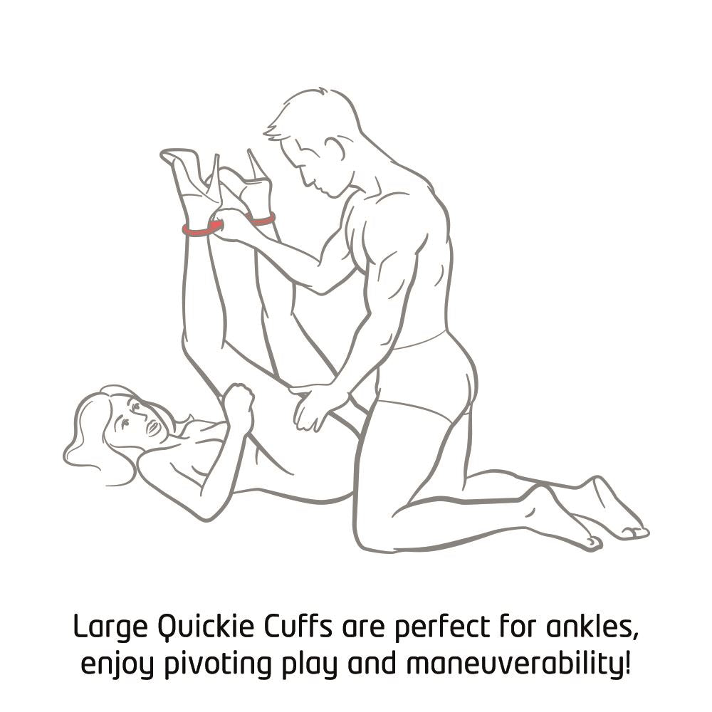 Quickie Cuffs Red (Large) - Image 3