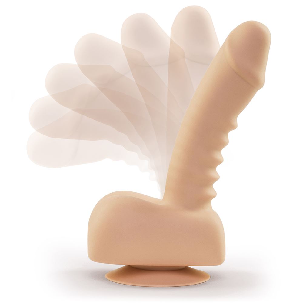 Uprize Remote Control Rising 6 Inch Vibrating Realistic Dildo Pink Flesh by OTHER