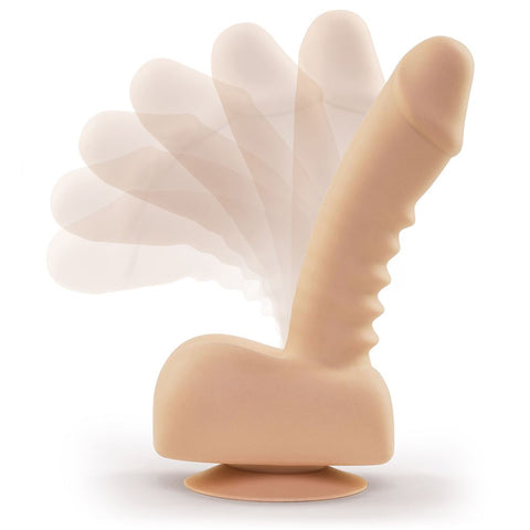 Uprize Remote Control Rising 6 Inch Vibrating Realistic Dildo Pink Flesh by OTHER