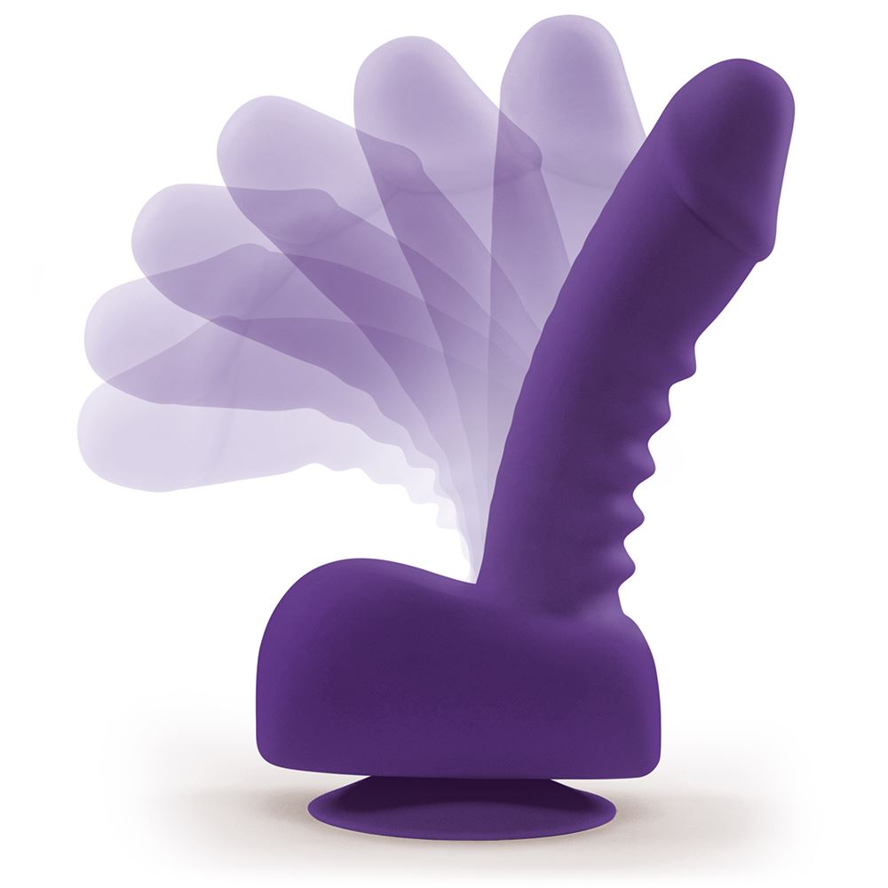 Uprize Remote Control Rising 6 Inch Vibrating Realistic Dildo Purple by OTHER
