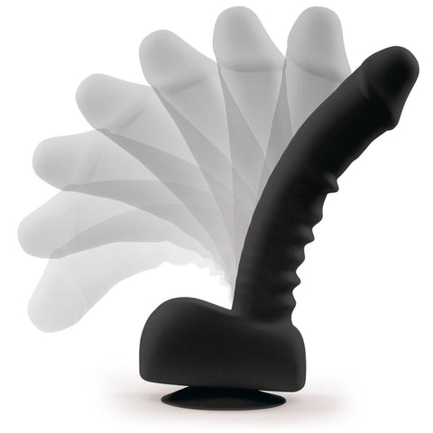 Uprize Remote Control Rising 8 Inch Vibrating Realistic Dildo Black by OTHER