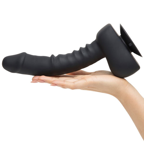 Uprize Remote Control Rising 8 Inch Vibrating Realistic Dildo Black by OTHER - Image 2