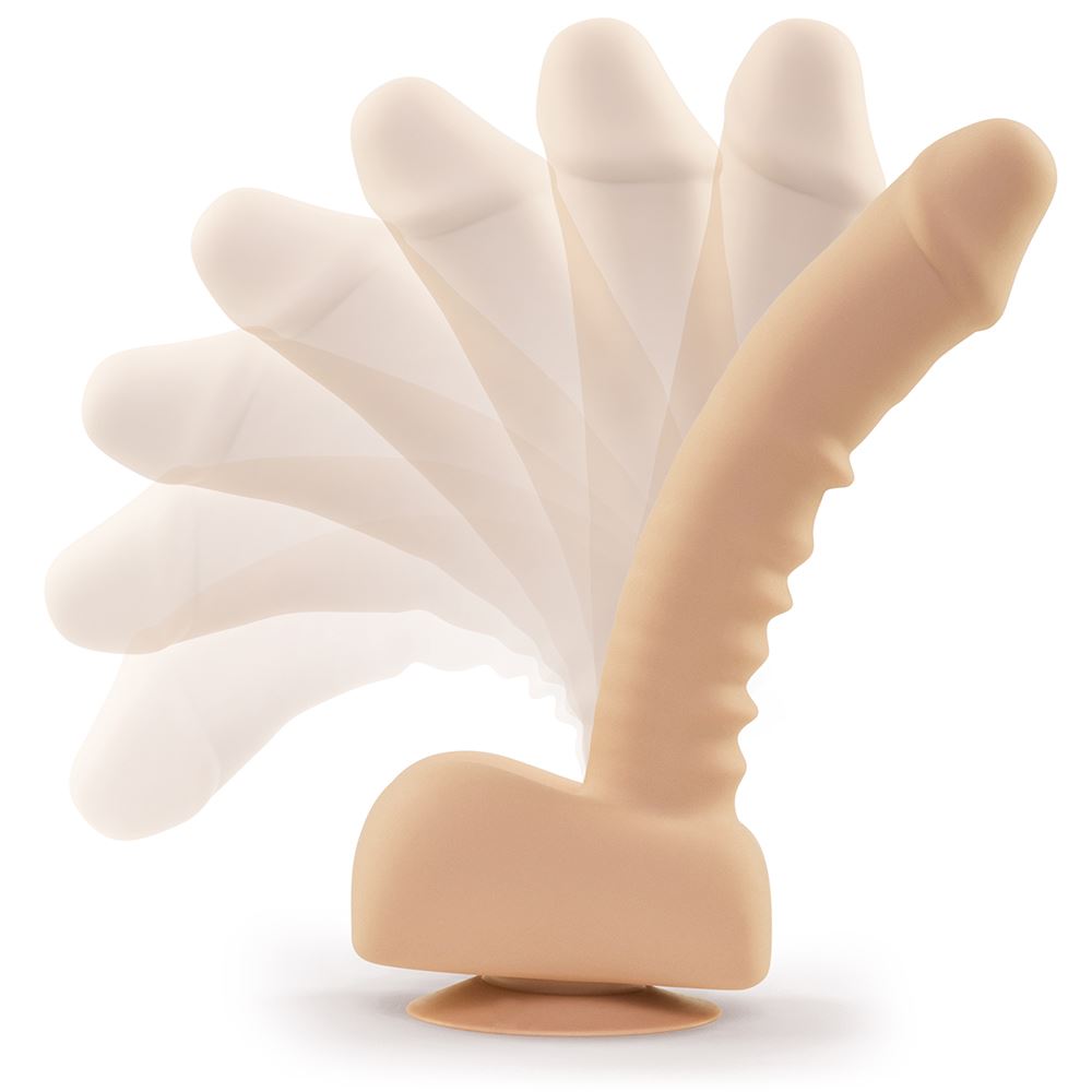 Uprize Remote Control Rising 8 Inch Vibrating Realistic Dildo Pink Flesh by OTHER