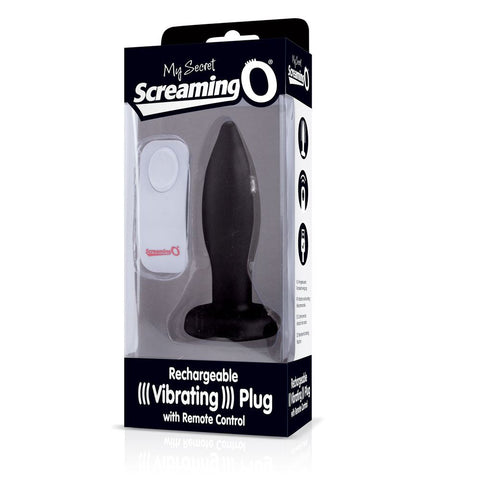 My Secret Screaming O Rechargeable Remote Control Vibrating Plug - Black - Image 2
