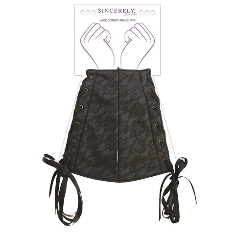 Sincerely Lace Corset Arm Cuffs by Sportsheets