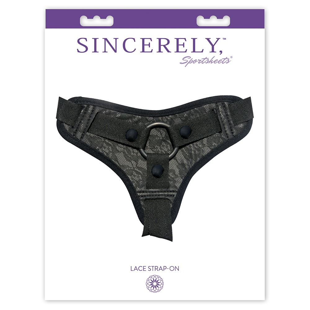 Sincerely Lace Strap On by Sportsheets