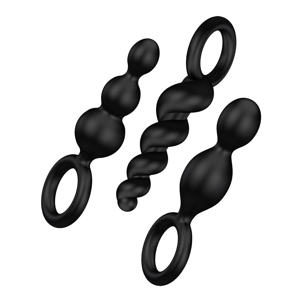 Satisfyer Plugs - Black (Booty Call - Black)