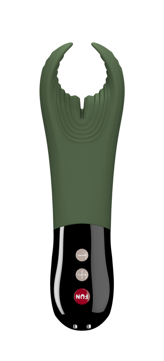 Fun Factory Manta - Moss Green - Vibrating Stroker