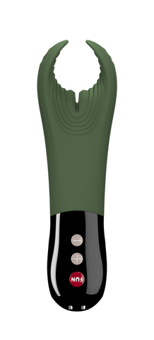 Fun Factory Manta - Moss Green - Vibrating Stroker