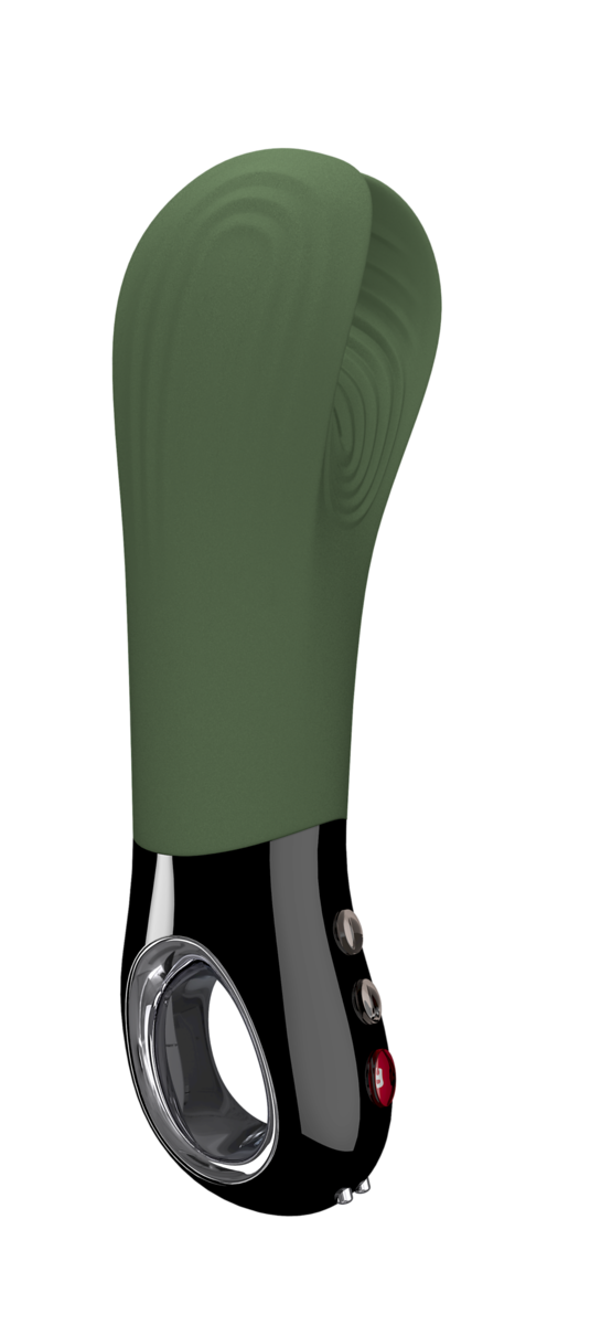 Fun Factory Manta - Moss Green - Vibrating Stroker - Image 2