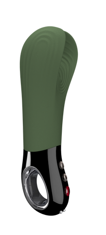 Fun Factory Manta - Moss Green - Vibrating Stroker - Image 2