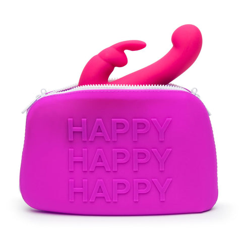 Happy Rabbit HAPPY Storage Zip Bag Large Pink/Purple by Sample - Image 2