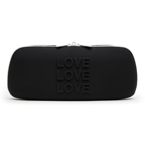 Happy Rabbit LOVE Storage Zip Bag Medium Black by Sample