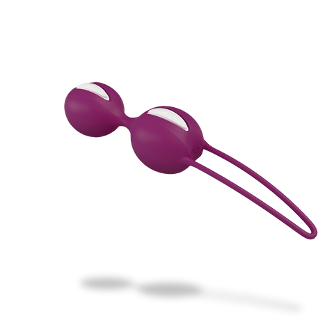 Fun Factory Smartballs Duo - White/Grape - Kegel Ball