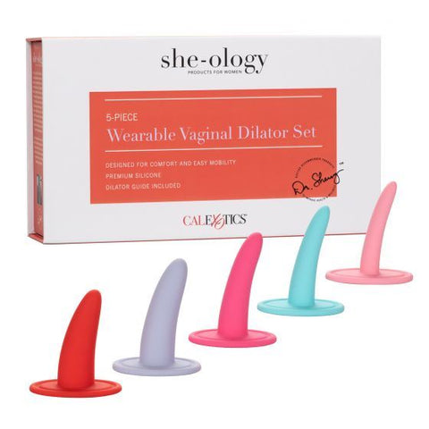 She-ology 5 Piece Wearable Vaginal Dilator Set by California Exotics