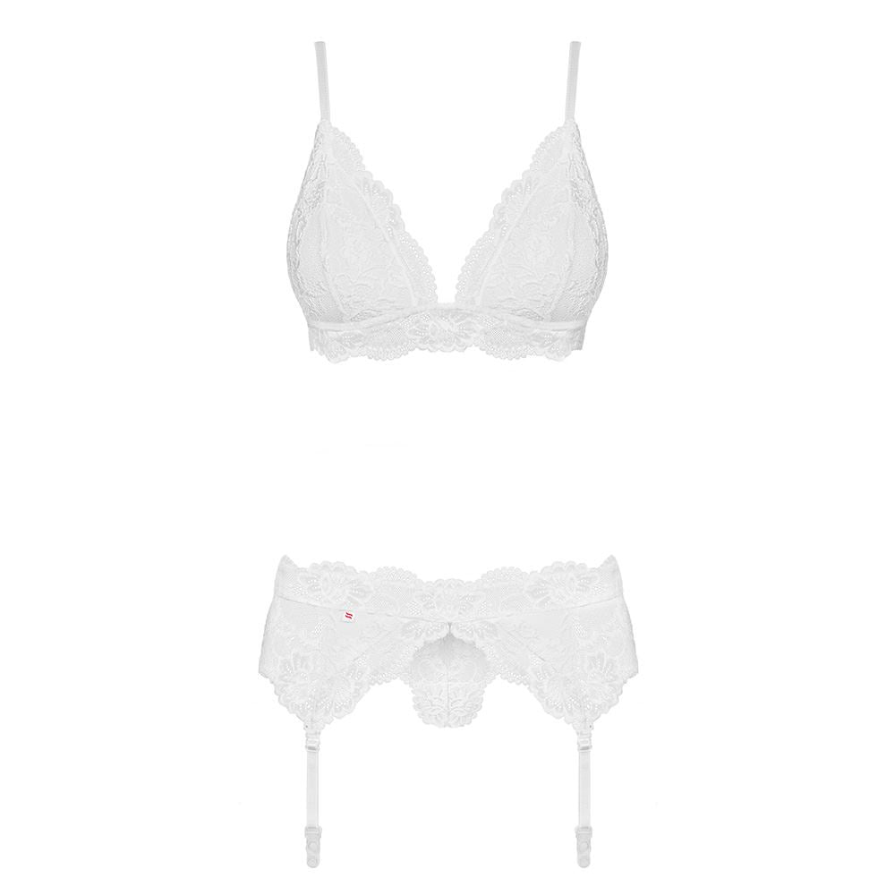 Obsessive - 810-SEG-2 3 pcs set L/XL- White - Image 3