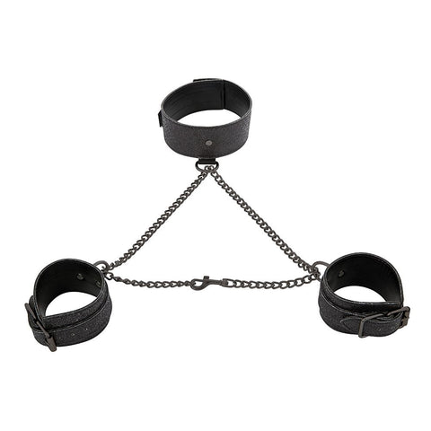 S&M Shadow Sparkle Collar & Cuff by Sex & Mischief - Image 3
