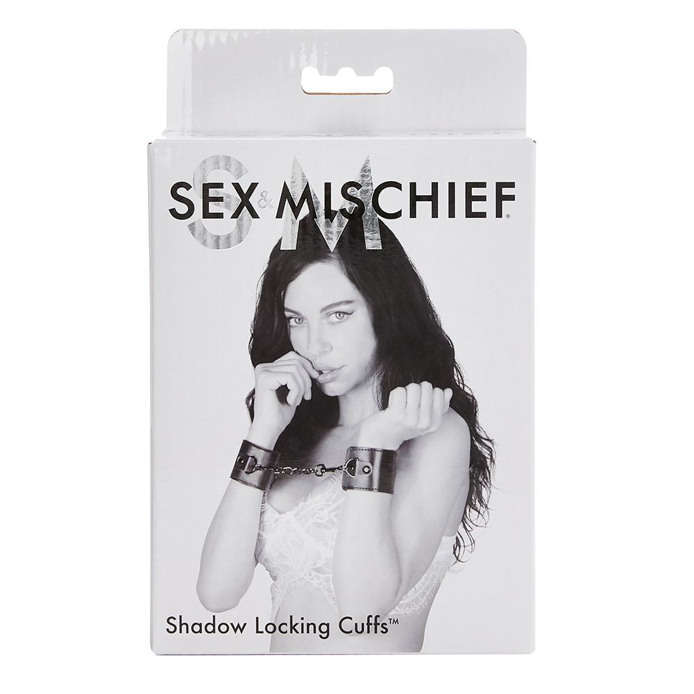 S&M Shadow Locking Cuffs by Sex & Mischief