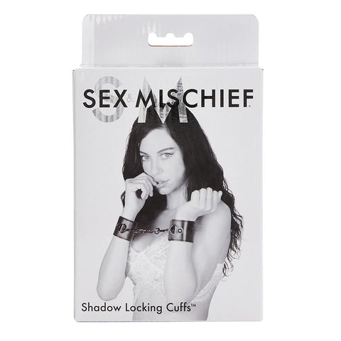 S&M Shadow Locking Cuffs by Sex & Mischief
